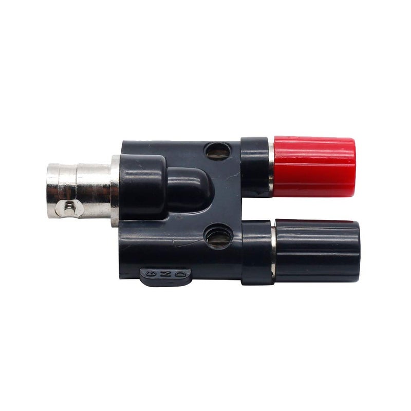 Hxchen BNC Female to Dual 4mm Banana Female Jack Coaxial RF Binding Post Adapter Connector - (5 Pcs) - Image 3
